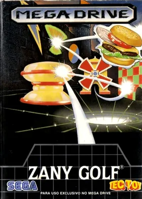 Zany Golf (USA, Europe) box cover front